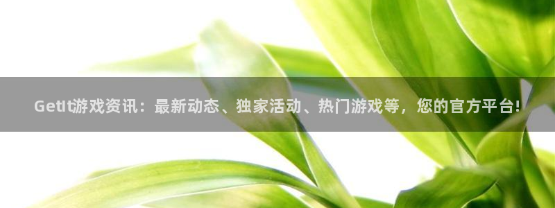 赢咖娱乐手机网页版登录：GetIt游戏资讯：最新动态、独家活